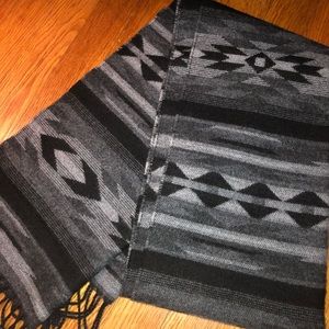NEVER WORN! Carl Michaels scarf GREY AND BLACK